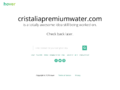 Thumbnail for www.cristaliapremiumwater.com