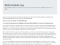 Thumbnail for www.nosolicitado.org